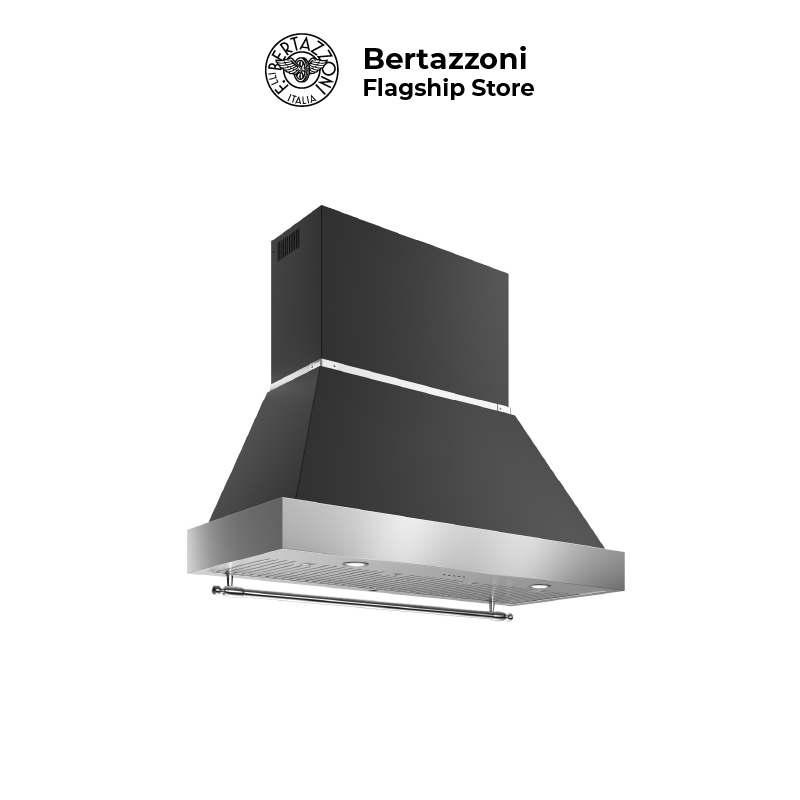 Bertazzoni K120HERTX + KC48HERTAV/K120HERTX + KC48HERTNE 120cm Heritage Wall Mounted Hood · v6