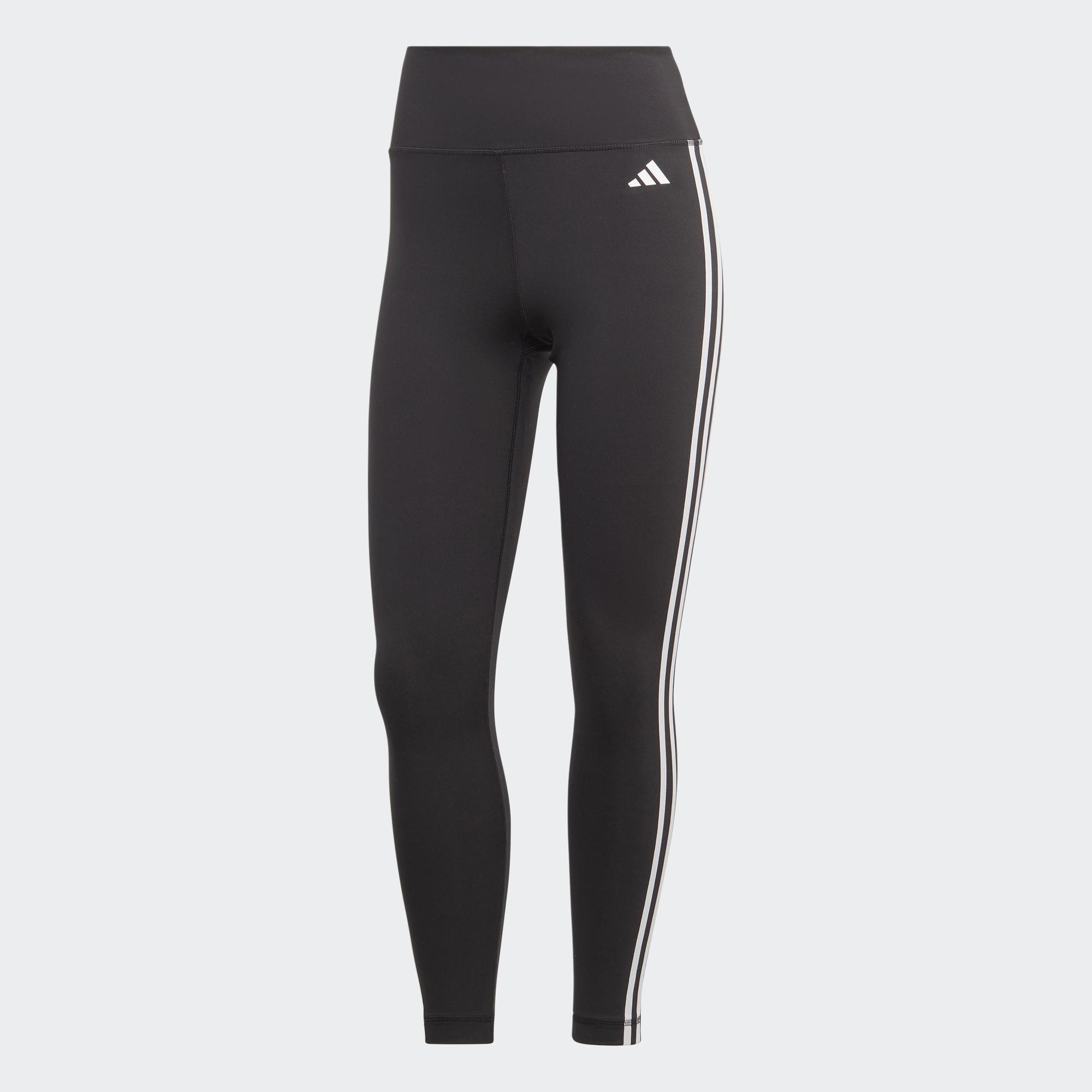 adidas Training Train Essentials 3-Stripes High-Waisted 7/8 Leggings Women Black HT5438 · v2