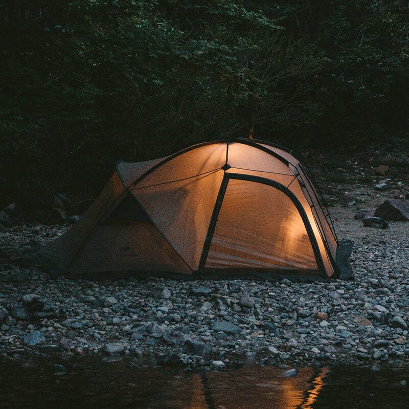 Naturehike one bedroom one living room tent outdoor lightweight camping waterproof windproof double 1-2 person camping tent · v10