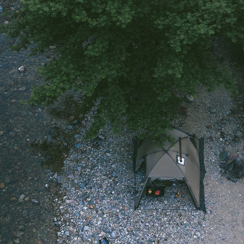 Naturehike one bedroom one living room tent outdoor lightweight camping waterproof windproof double 1-2 person camping tent · v10