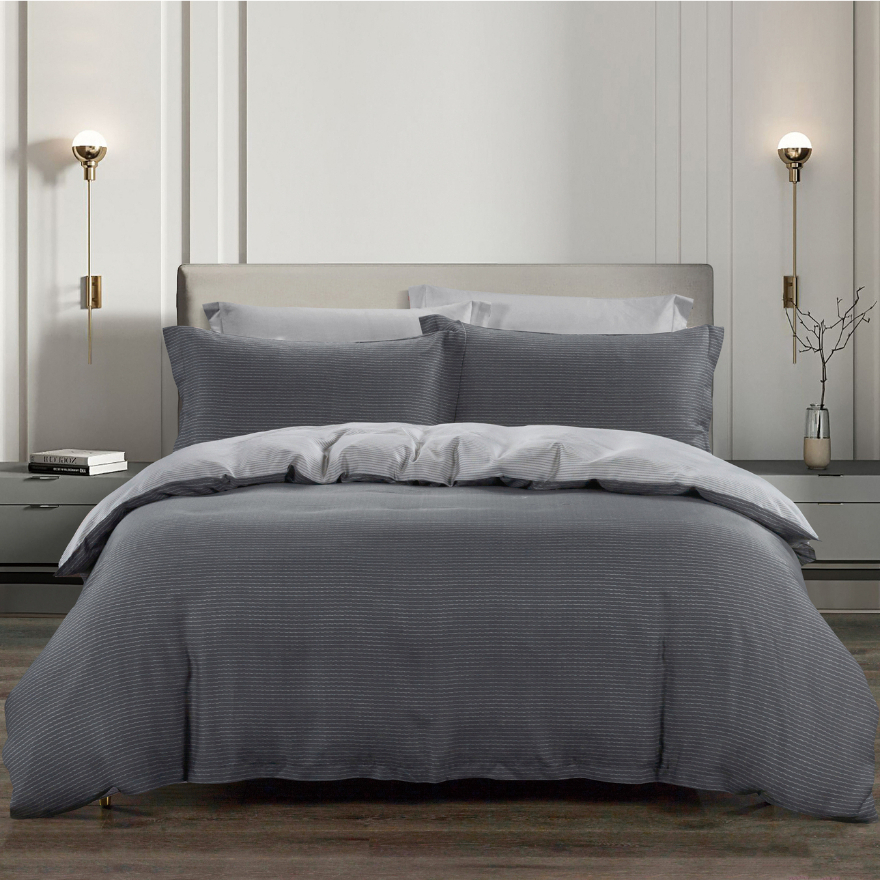 (Quilt Cover Set) Horgen Silky Soft Series 100% Tencel Print Quilt Cover Set · v3