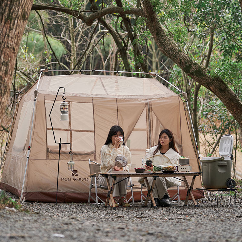 MOBI GARDEN Camping Instant Tent Automatic Tent Large Space Waterproof Picnic Outdoor · v49