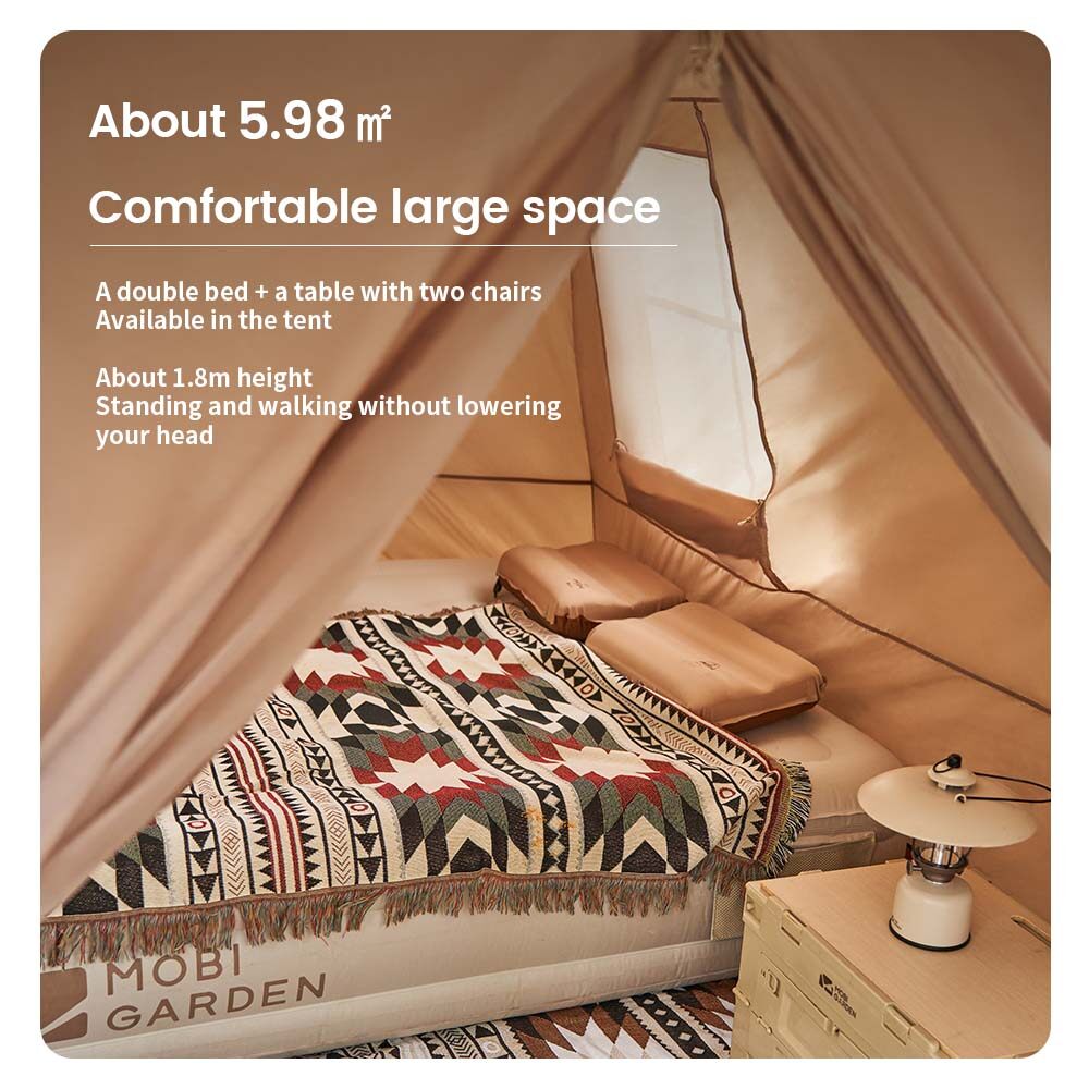 MOBI GARDEN Camping Instant Tent Automatic Tent Large Space Waterproof Picnic Outdoor · v49