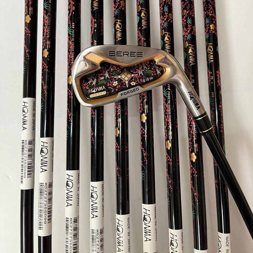 10pics HONMA Brand Golf Clubs BERES S-08 4Star Golf Iron Sets Graphite Steel Shaft with Headcover