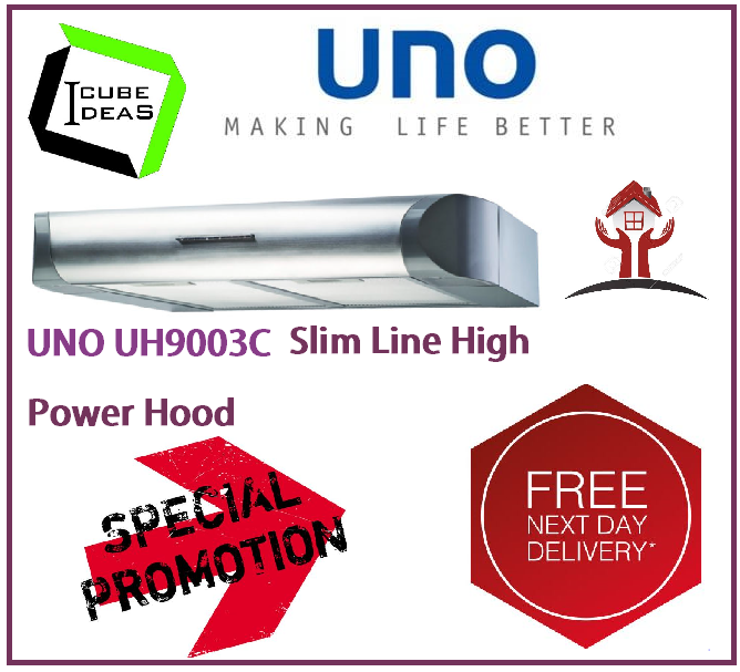 UNO UH 9003C Slim Line High Power Hood / FREE EXPRESS DELIVERY