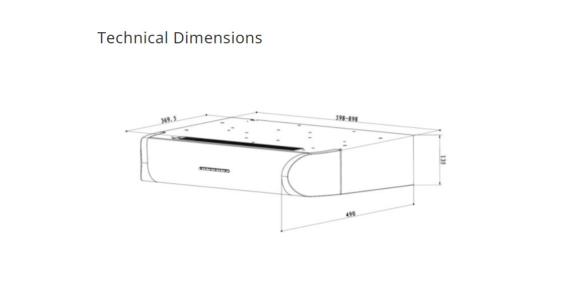 UNO UH 9003C Slim Line High Power Hood / FREE EXPRESS DELIVERY · v4
