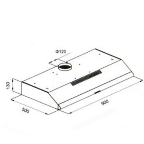 UNO UP 1090C SLIM LINE HOOD / FREE EXPRESS DELIVERY · v3