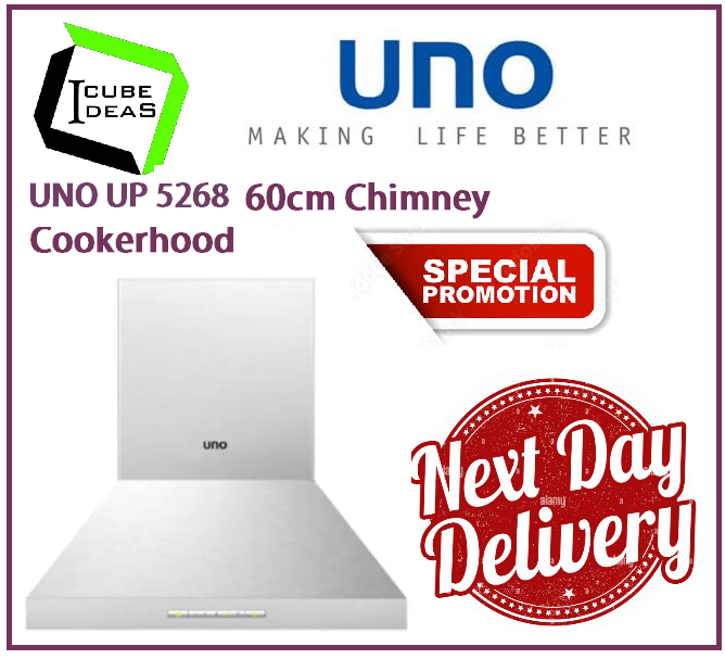 UNO UP 5268 60cm Chimney Cookerhood / FREE EXPRESS DELIVERY