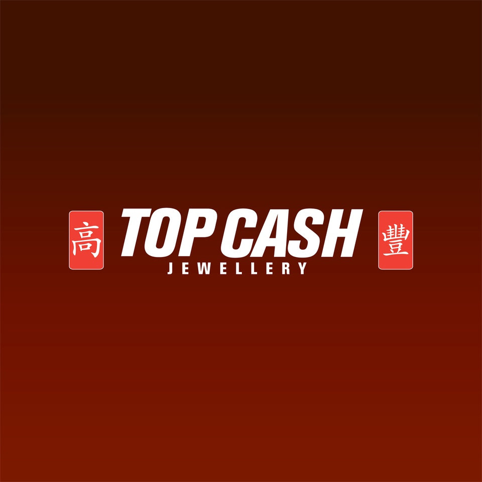 Top Cash Jewellery 916 Gold Line Design Loop-Ohrringe