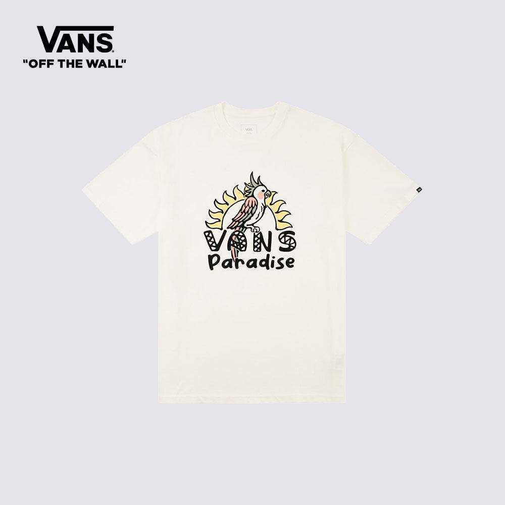 Vans Parrot Short Sleeve Tee   WHITE VN000C0KFS81