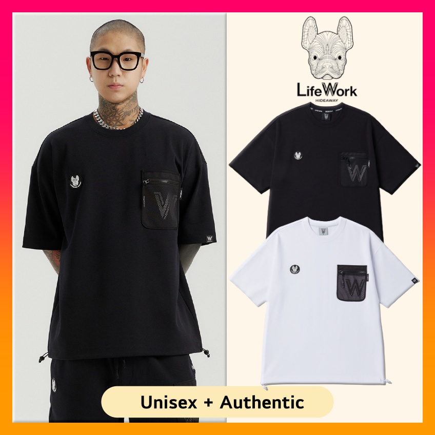 LIFEWORK W Mesh Pocket T Shirts (2023NEW)