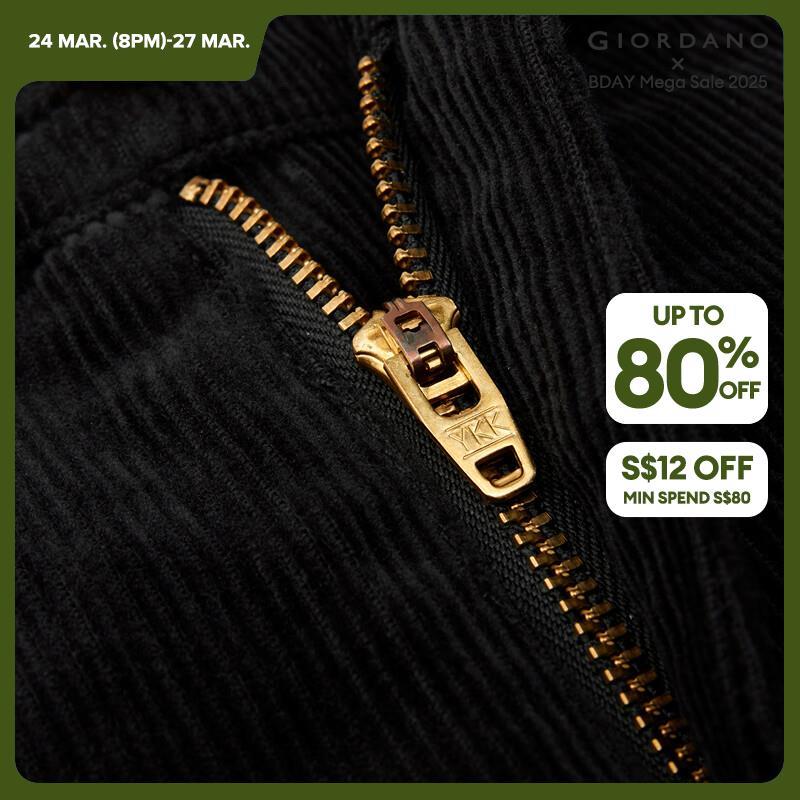 GIORDANO Women Pants 100% Cotton Corduroy Straight Pants Solid Color Ankle Length Simple Fashion Casual Warm Pants 05423674 · v2