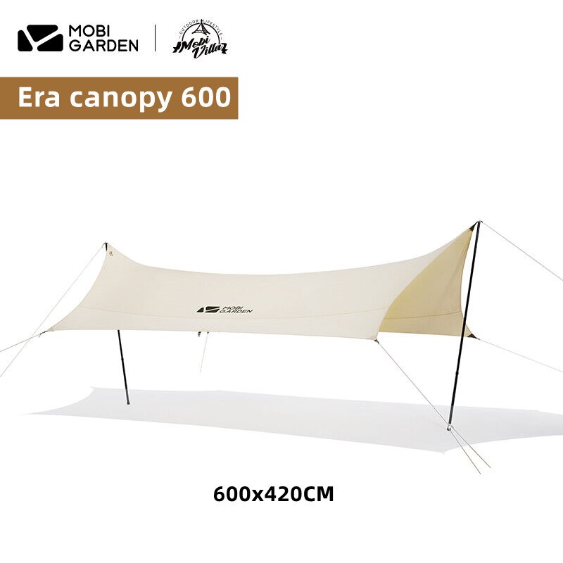 MOBI GARDEN Pergola Exquisite Camping Outdoor Rainproof Sunscreen Pergola Light Luxury Camping Camping Cotton Canopy Epoch 600
