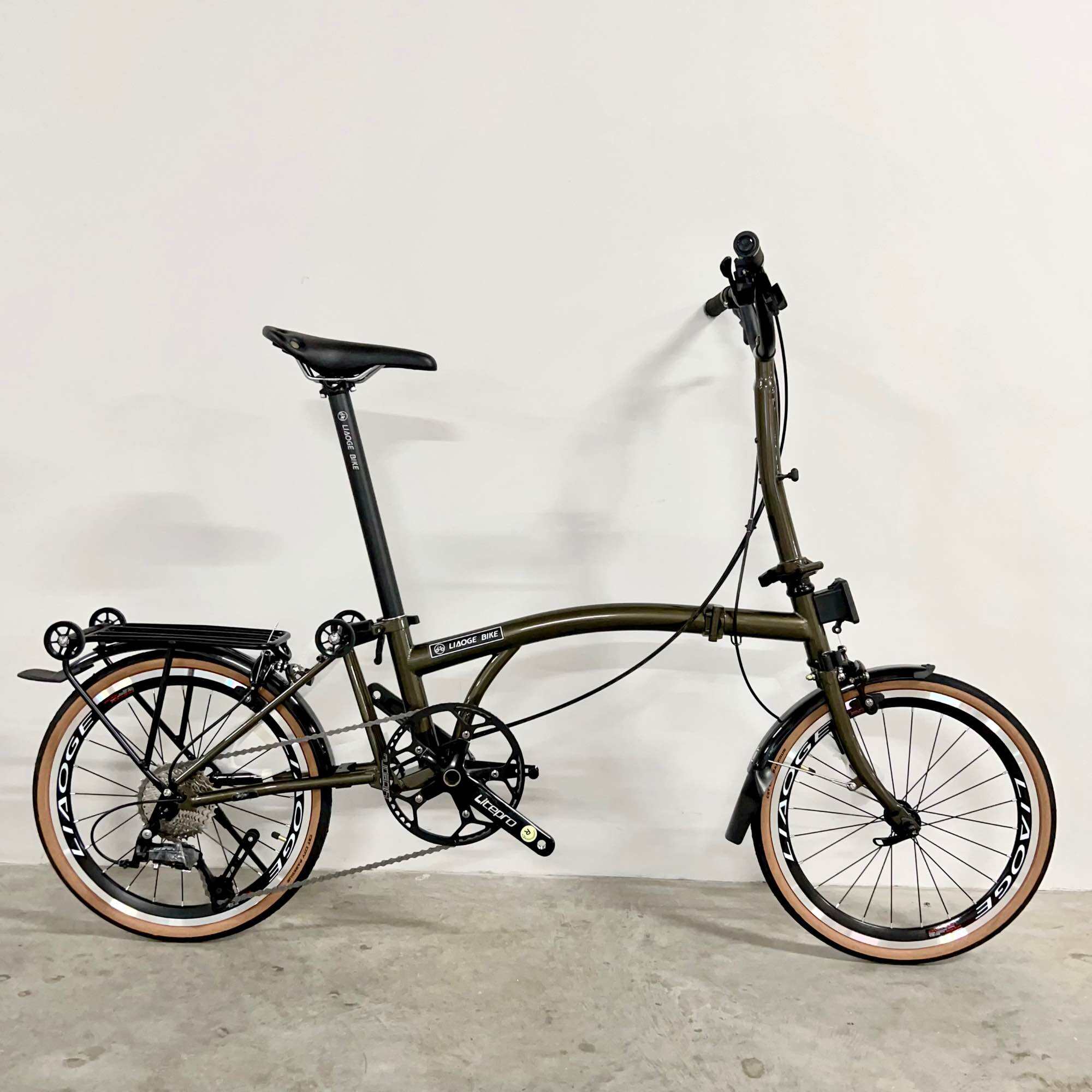 [LIAOGE BIKE] Liaoge888 20 inch trifold bike bicycle rim brake 9 speed folding stable ride (Latest Model) · v5