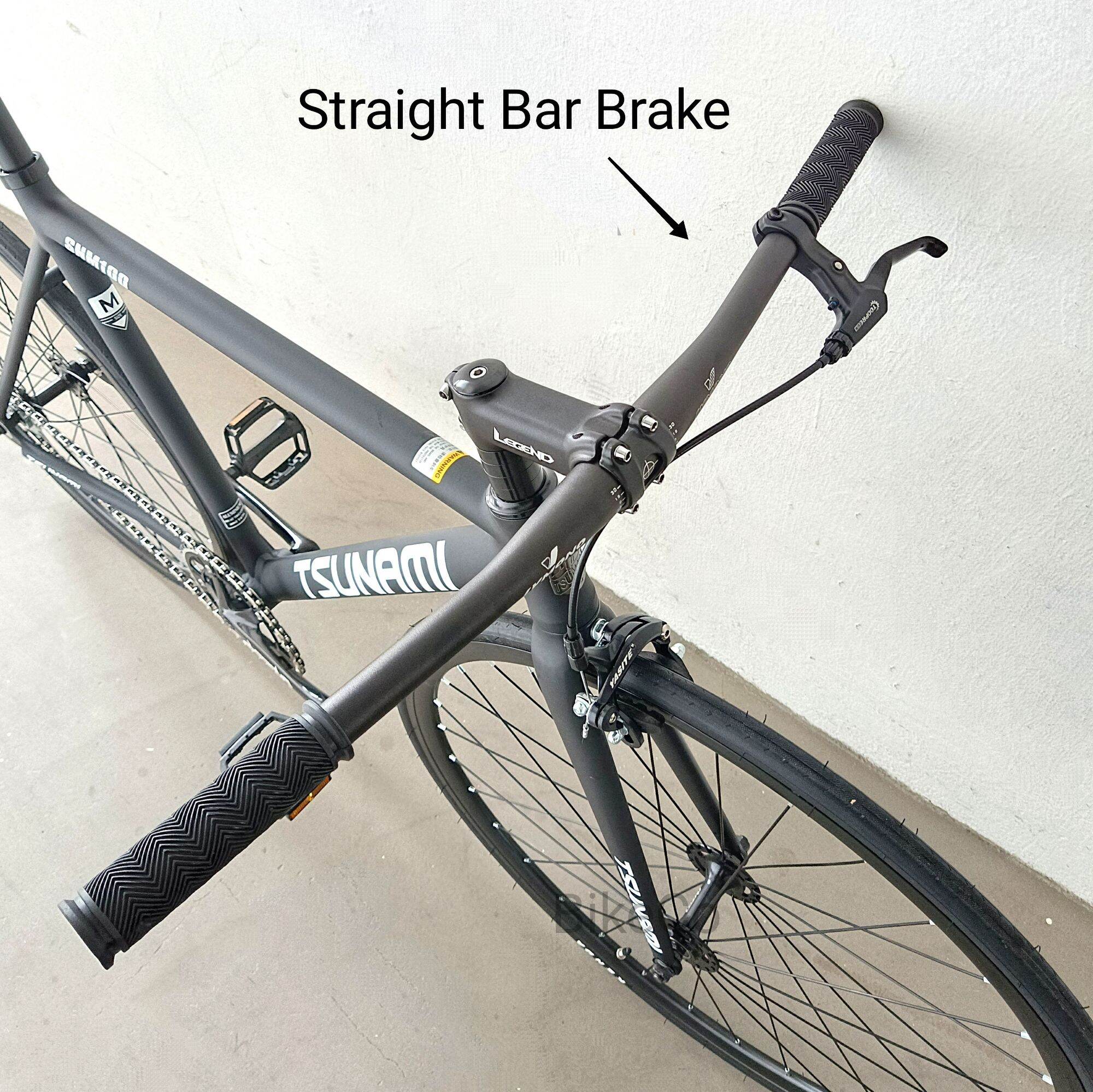 TSUNAMI SNM-100 Fixie | Fixed Gear Bicycle 40mm Aero Deep Profile | Fixed Single Speed Bicycle · v8