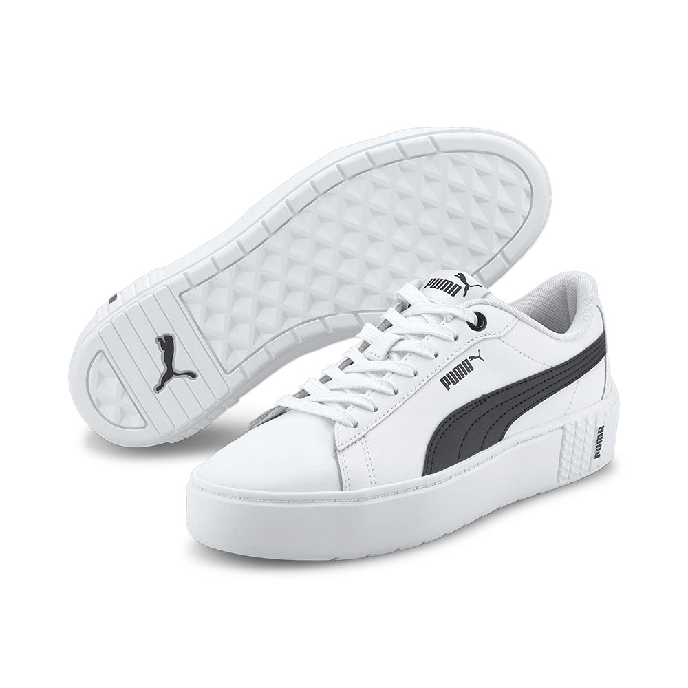 PUMA Smash Platform v2 Damen-Turnschuhe (Weiß)