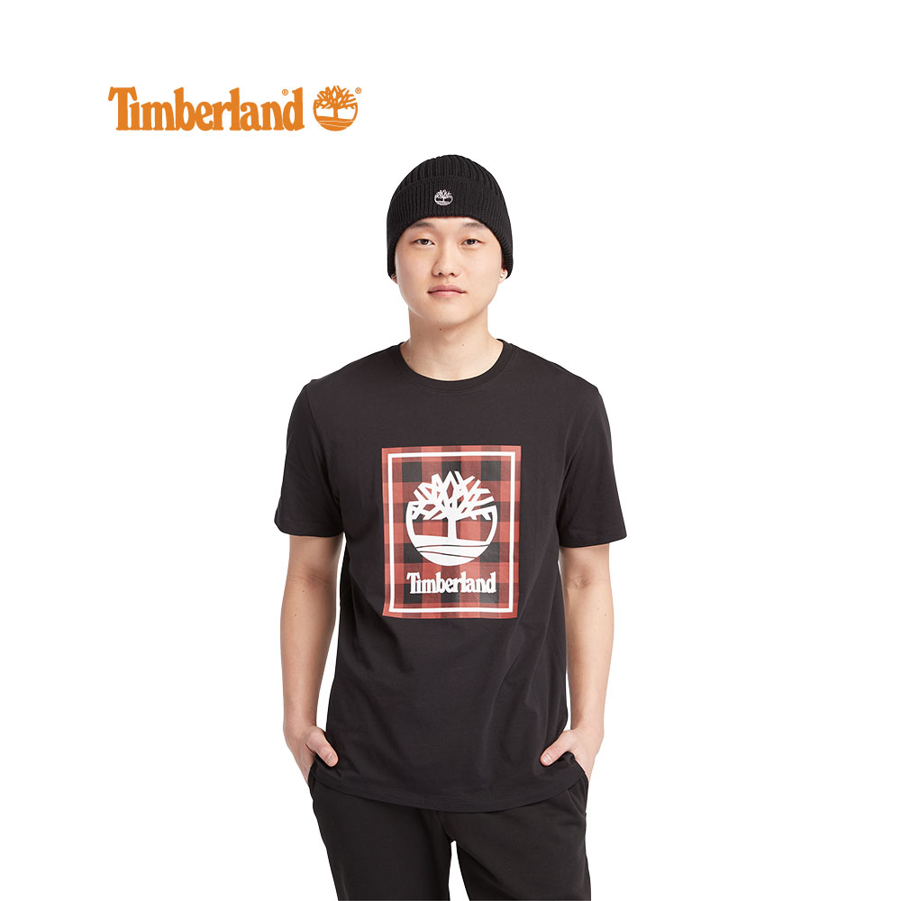Timberland Men's  Short Sleeves Buffalo Tee Black