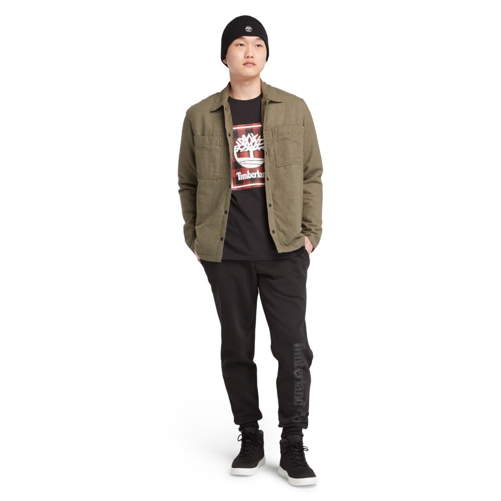Timberland Men's  Short Sleeves Buffalo Tee Black