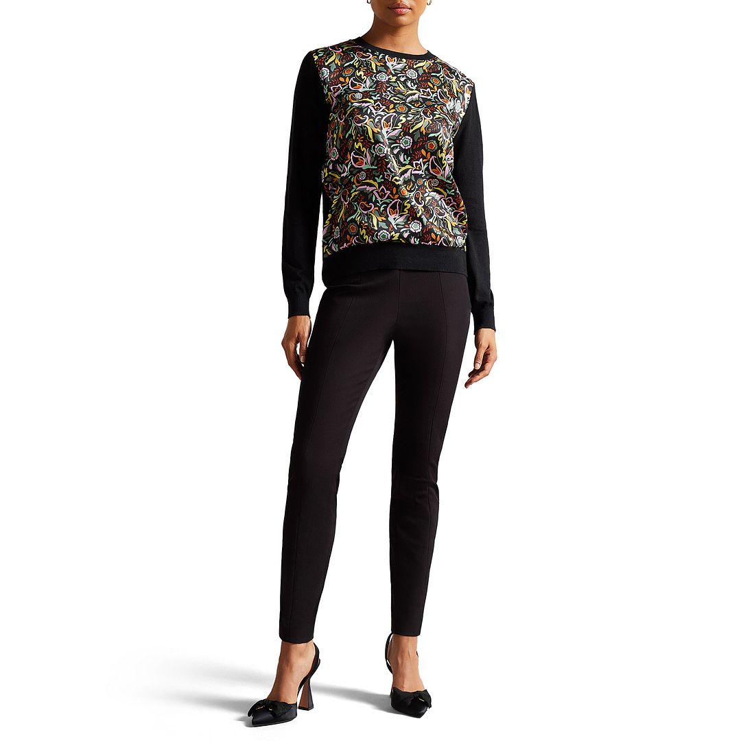 Ted Baker Women's Liroi High Waisted Trousers With Faux Poppers · v2
