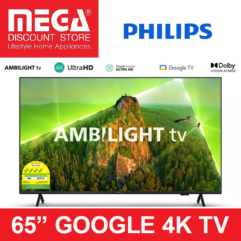 PHILIPS 65PUT7908 65" AMIBILIGHT 4K GOOGLE SMART TV