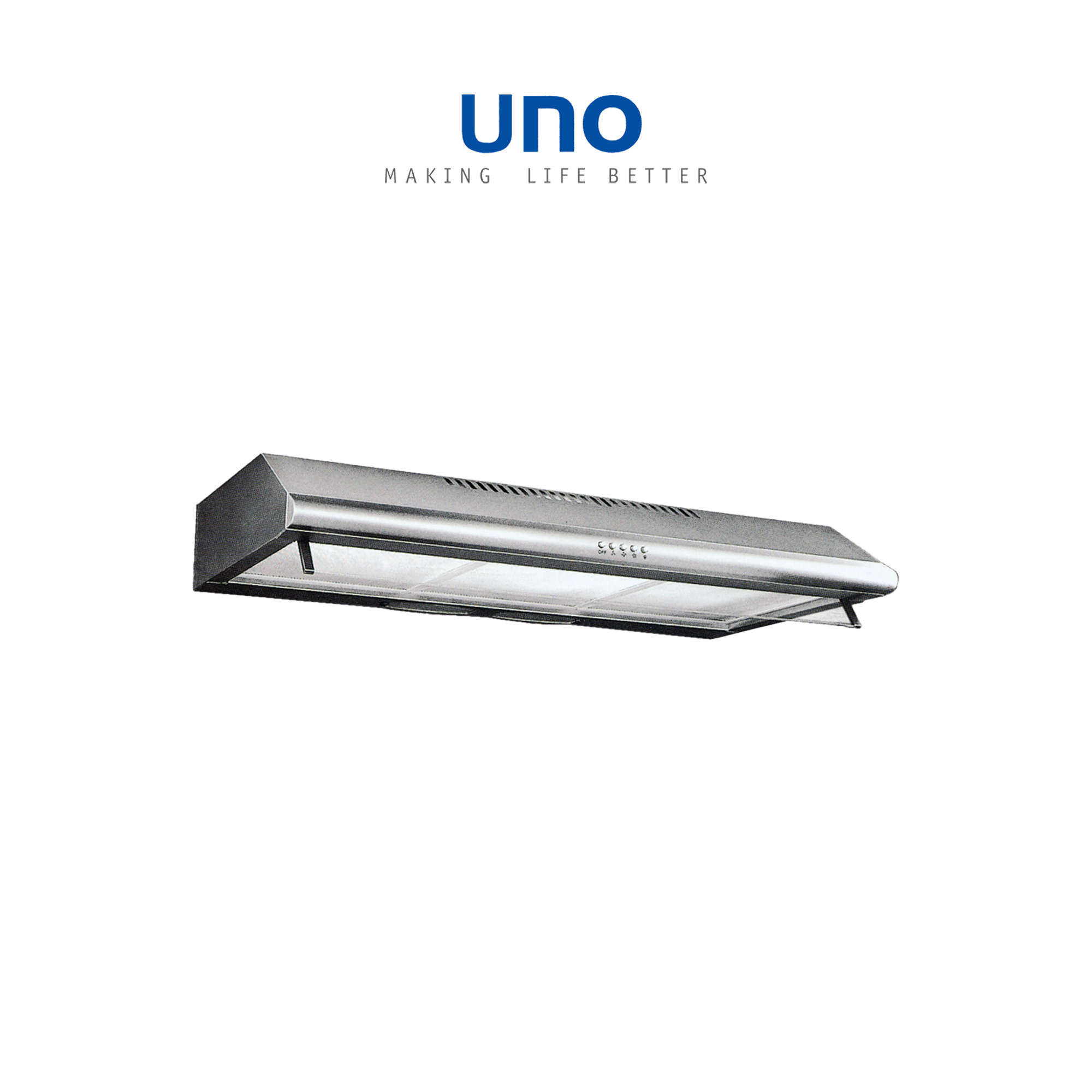 UNO UP1090C 90/60CM Stainless Steel Cooker Hood · v3