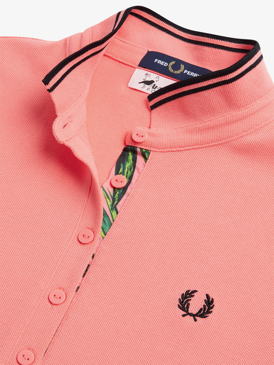 Fred Perry SD5143 Amy Winehouse Printed Trim Pique Dress · v2