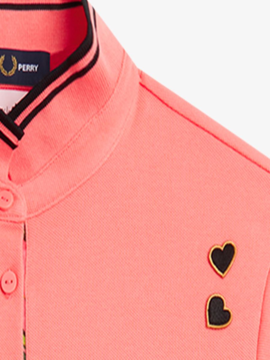 Fred Perry SD5143 Amy Winehouse Printed Trim Pique Dress · v2