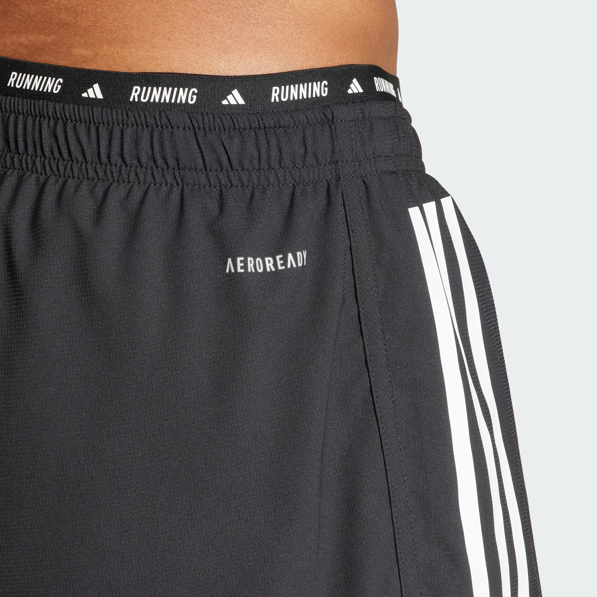 adidas Running Own the Run 3-Stripes 2-in-1 Shorts Men Black IQ3808