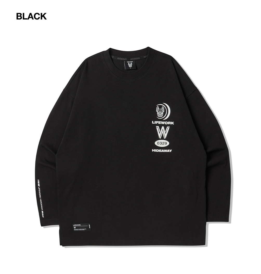 LIFEWORK Multi Logo Print T Shirt (23FW) · v3