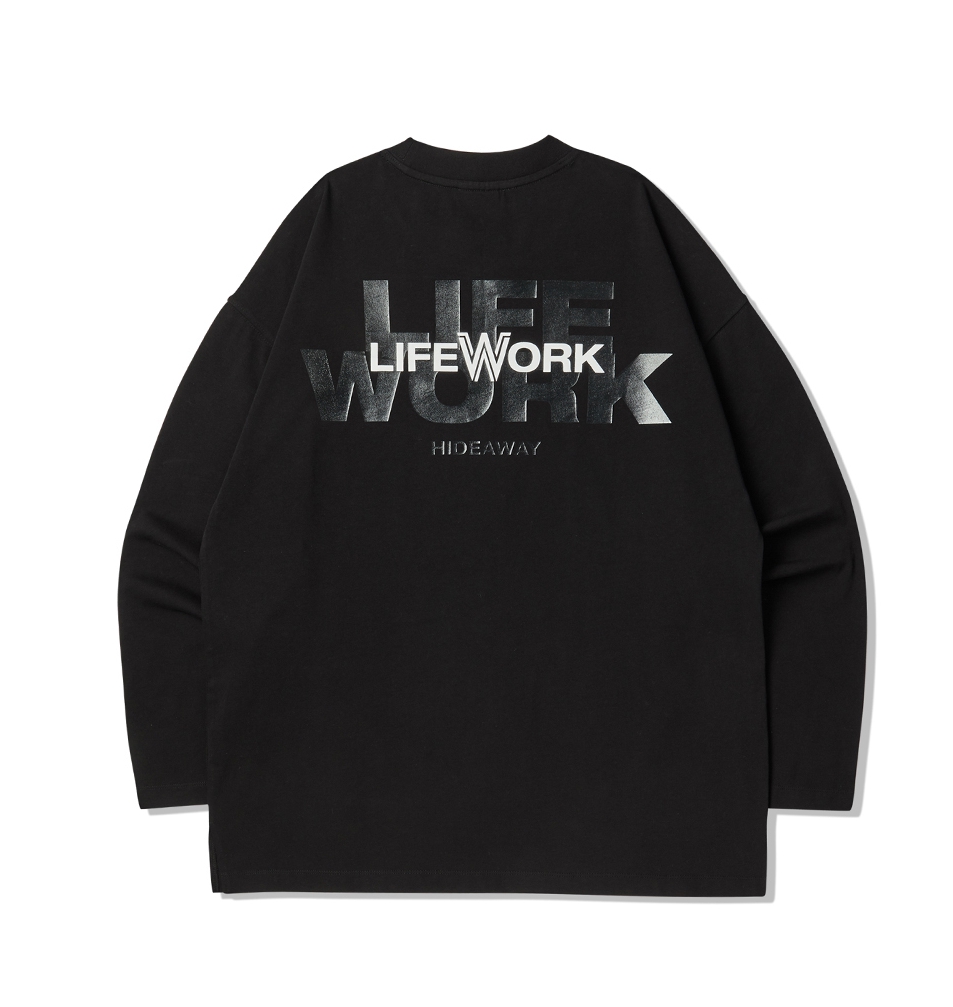 LIFEWORK Multi Logo Print T Shirt (23FW) · v3