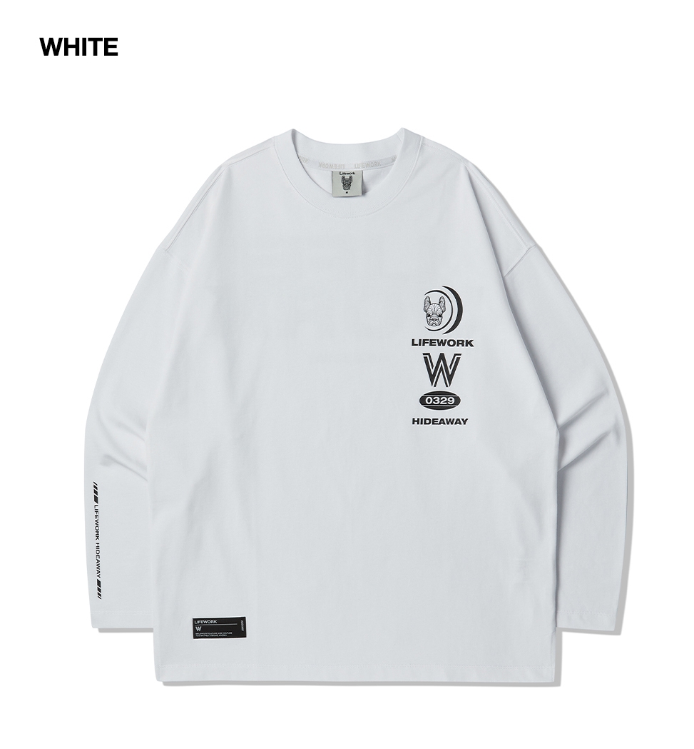 LIFEWORK Multi Logo Print T Shirt (23FW) · v3