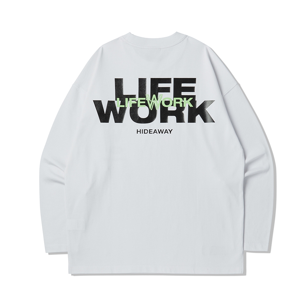 LIFEWORK Multi Logo Print T Shirt (23FW) · v3