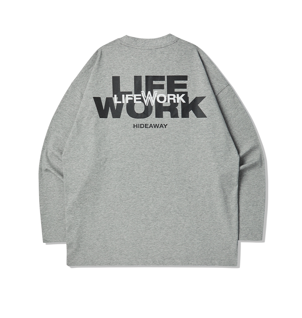 LIFEWORK Multi Logo Print T Shirt (23FW) · v3
