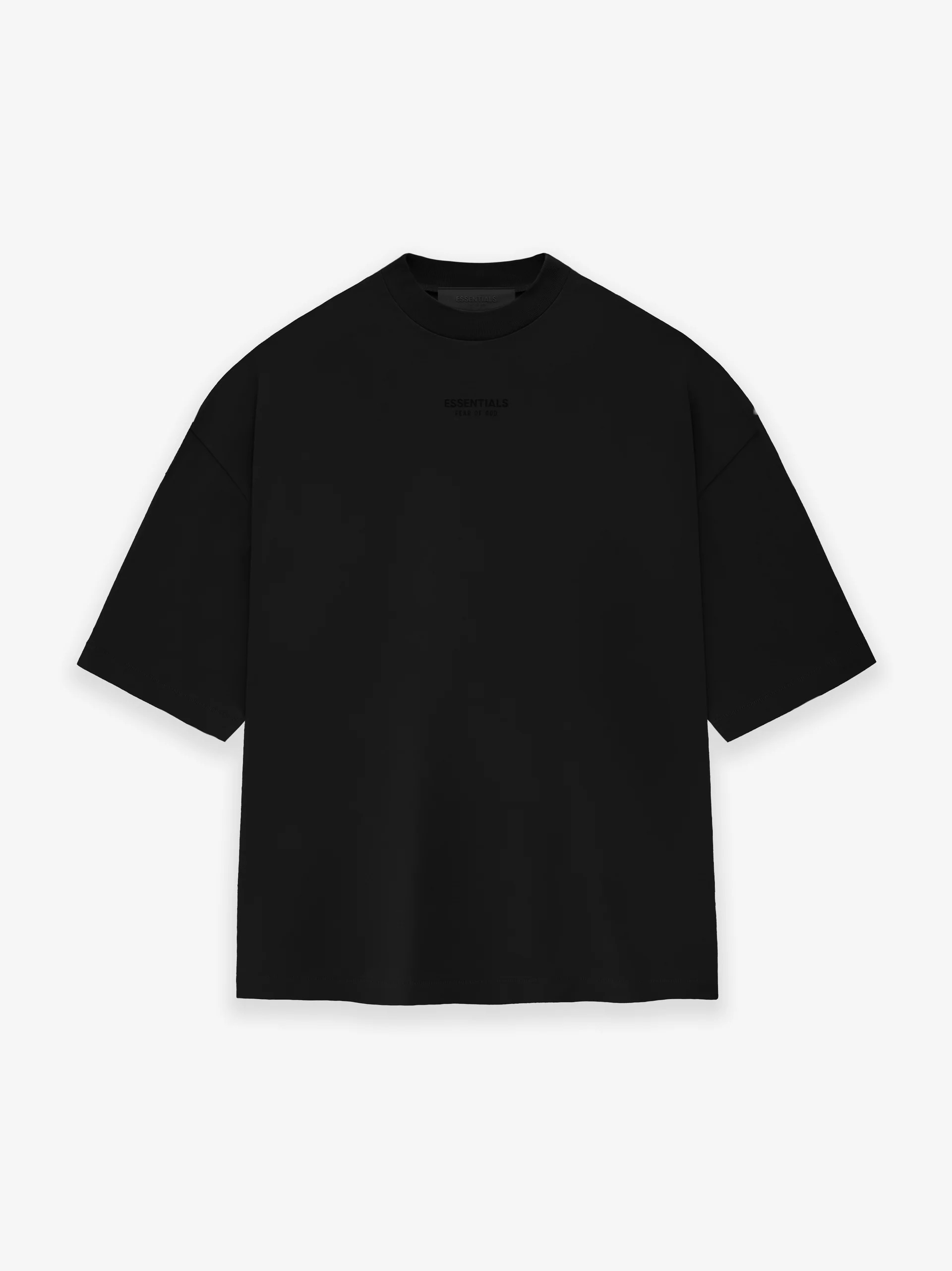 [JSHOPSPREE] [VENDITORE SG] T-shirt della collezione FOG Essentials FW23 Jet Black