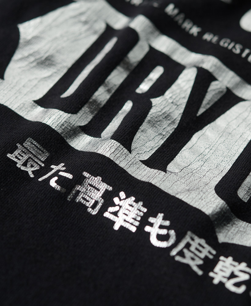Workwear Scripted Graphic T-Shirt - Black