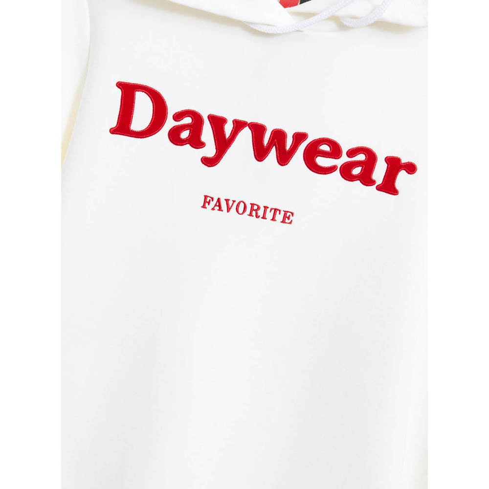 iROO Women Fashion Hoodie Slogan Dress · v2