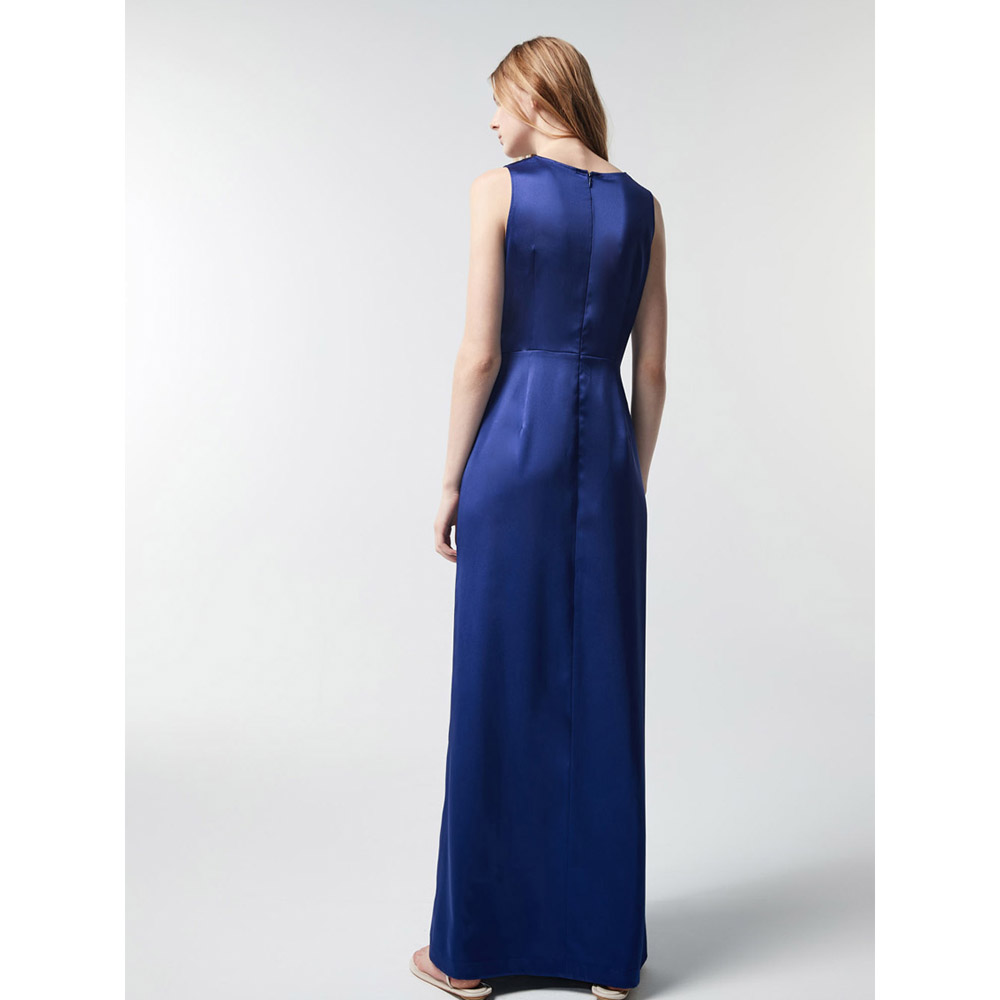 iROO Women Fashion Satin Long Dress · v2