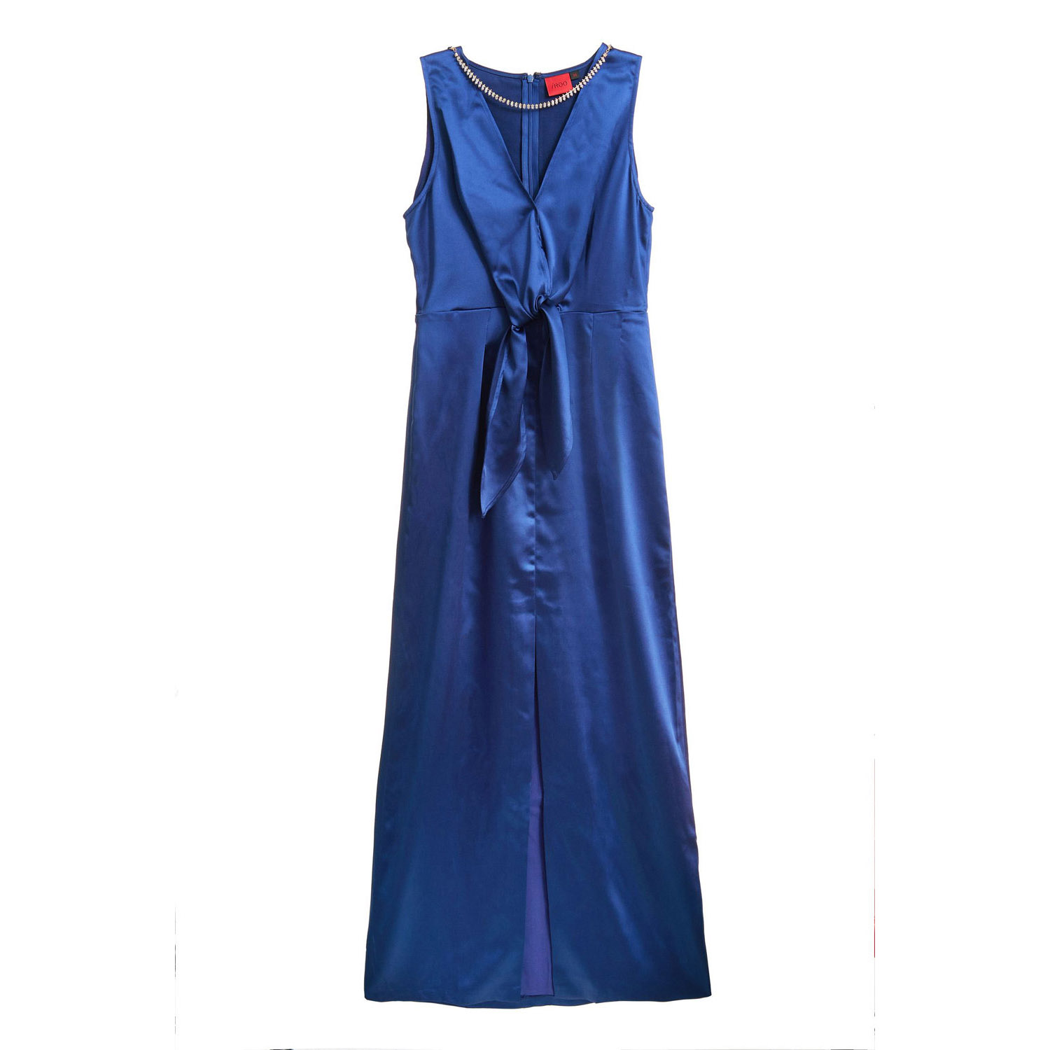 iROO Women Fashion Satin Long Dress · v2