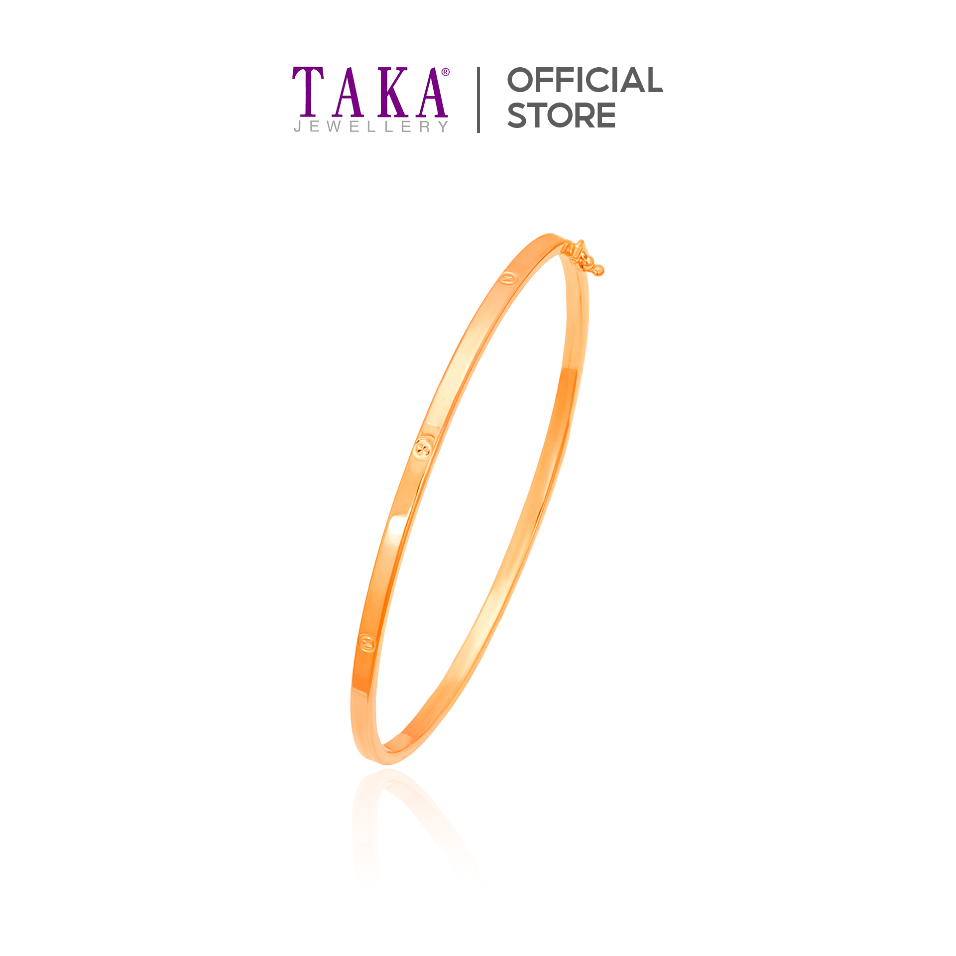 Bracciale rigido TAKA Jewellery Dolce in oro 18 carati