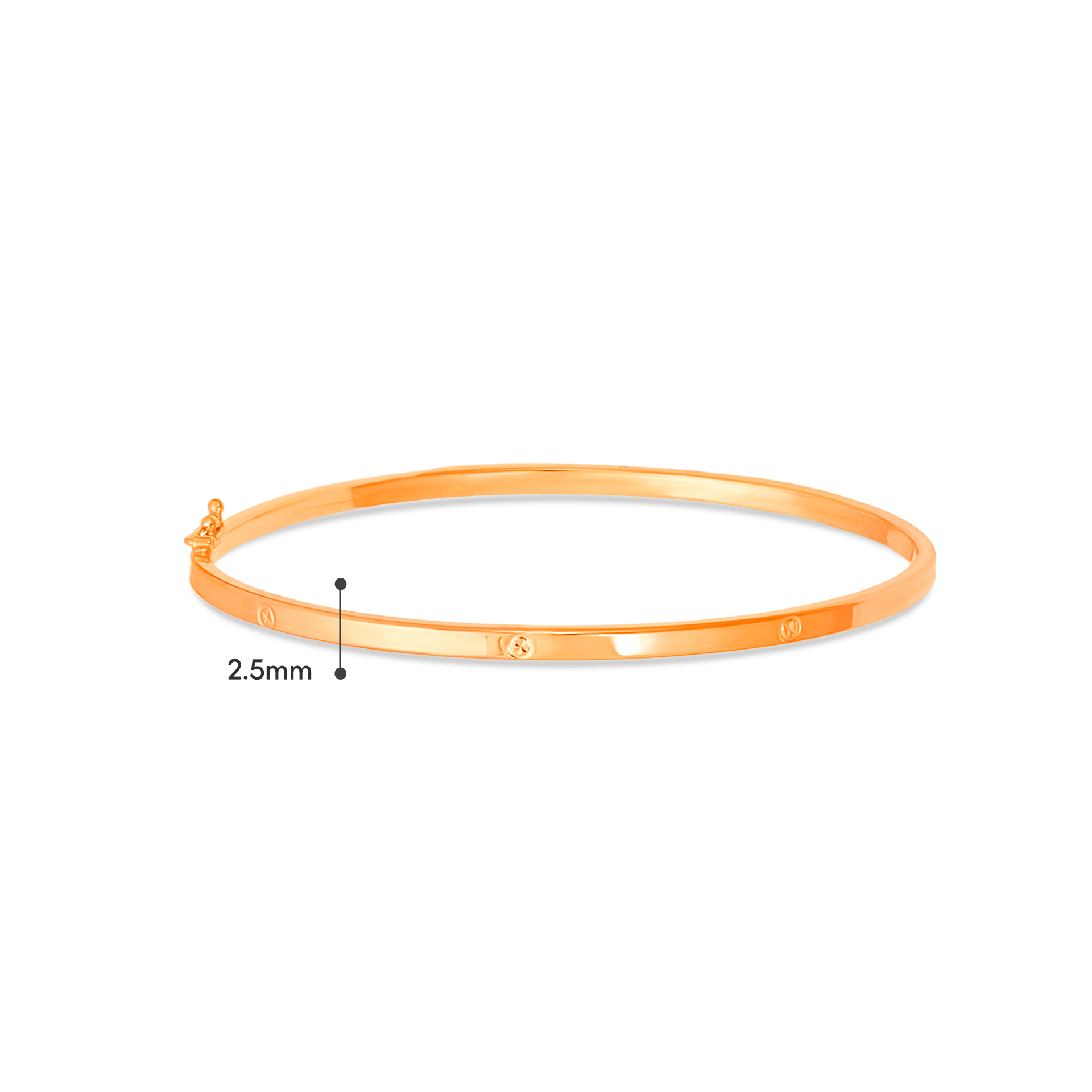 Bracciale rigido TAKA Jewellery Dolce in oro 18 carati