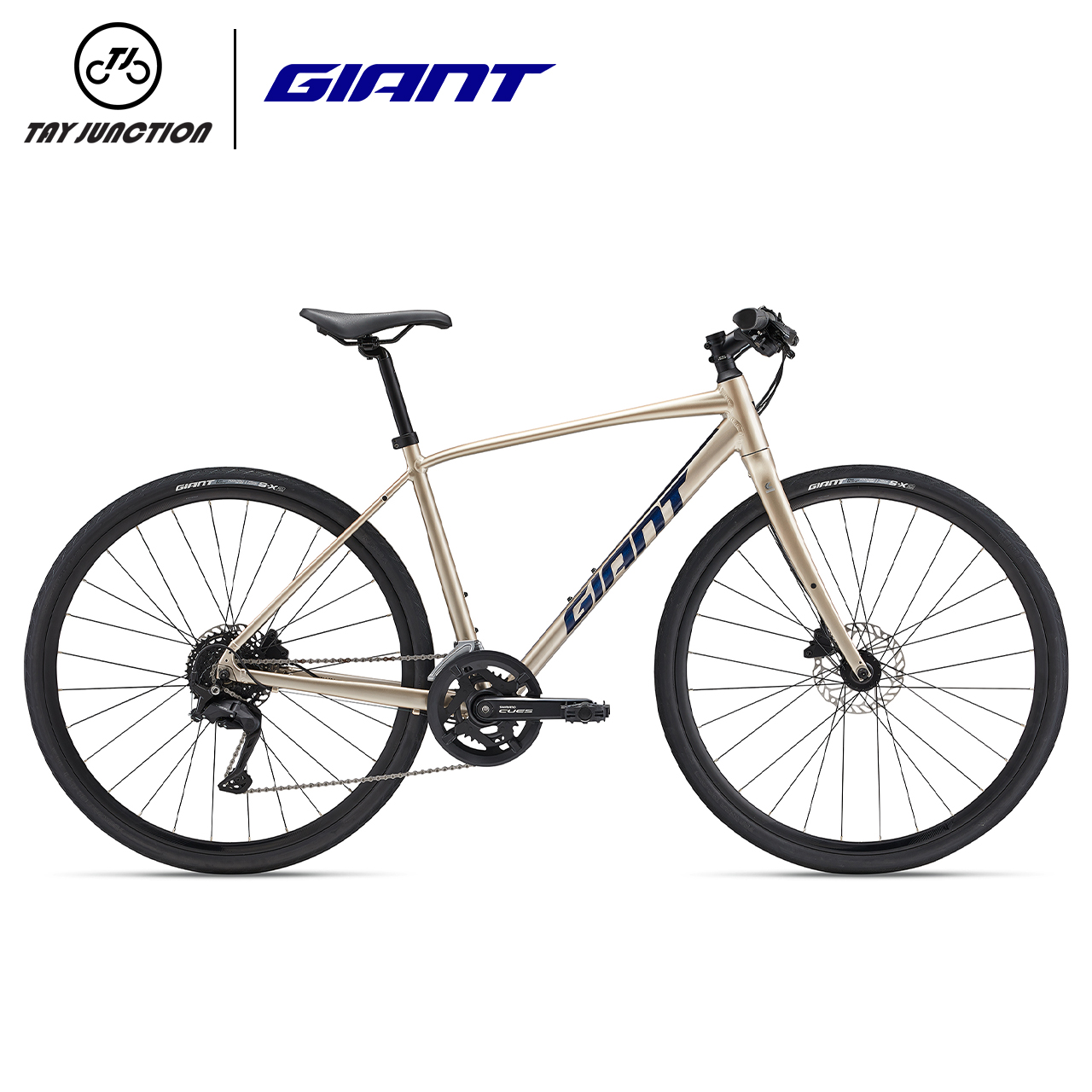 Sepeda Hybrid Raksasa Escape 1 Cakram (CUES, 2X9)