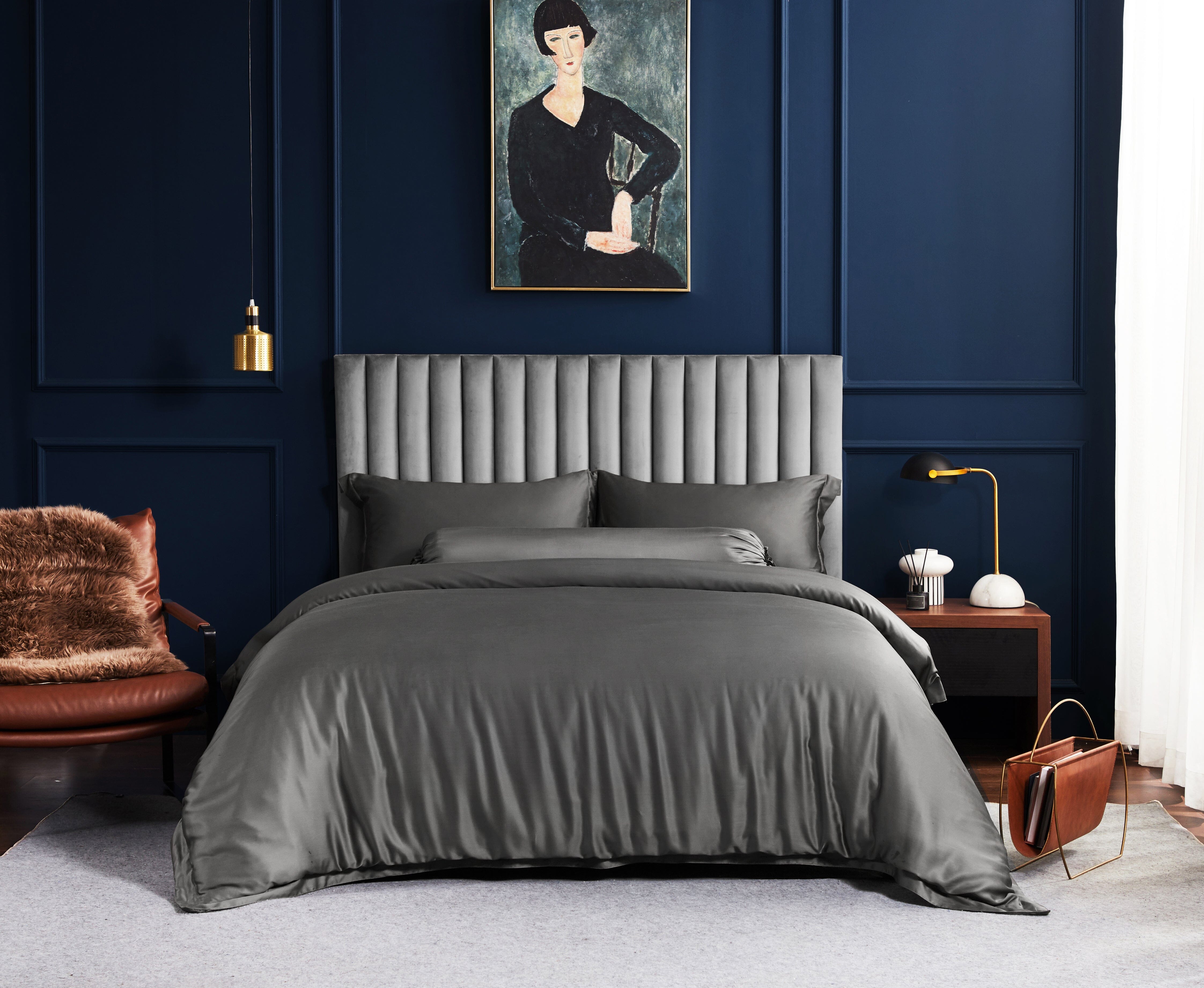 ชุดเตียง Palais Suite TENCEL™ LF Monsoon Grey Bundle (มาพร้อมปลอกหมอน)