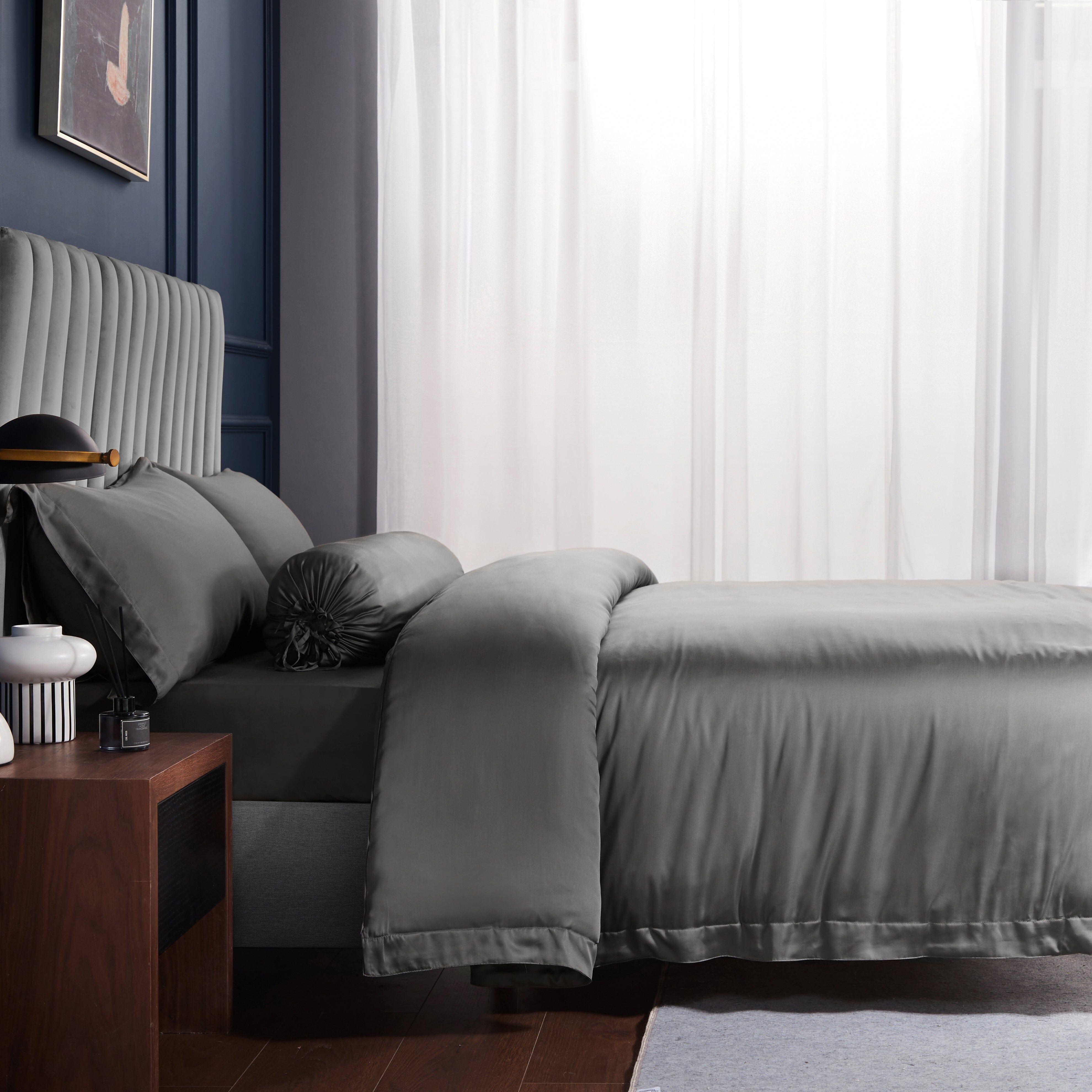 ชุดเตียง Palais Suite TENCEL™ LF Monsoon Grey Bundle (มาพร้อมปลอกหมอน)