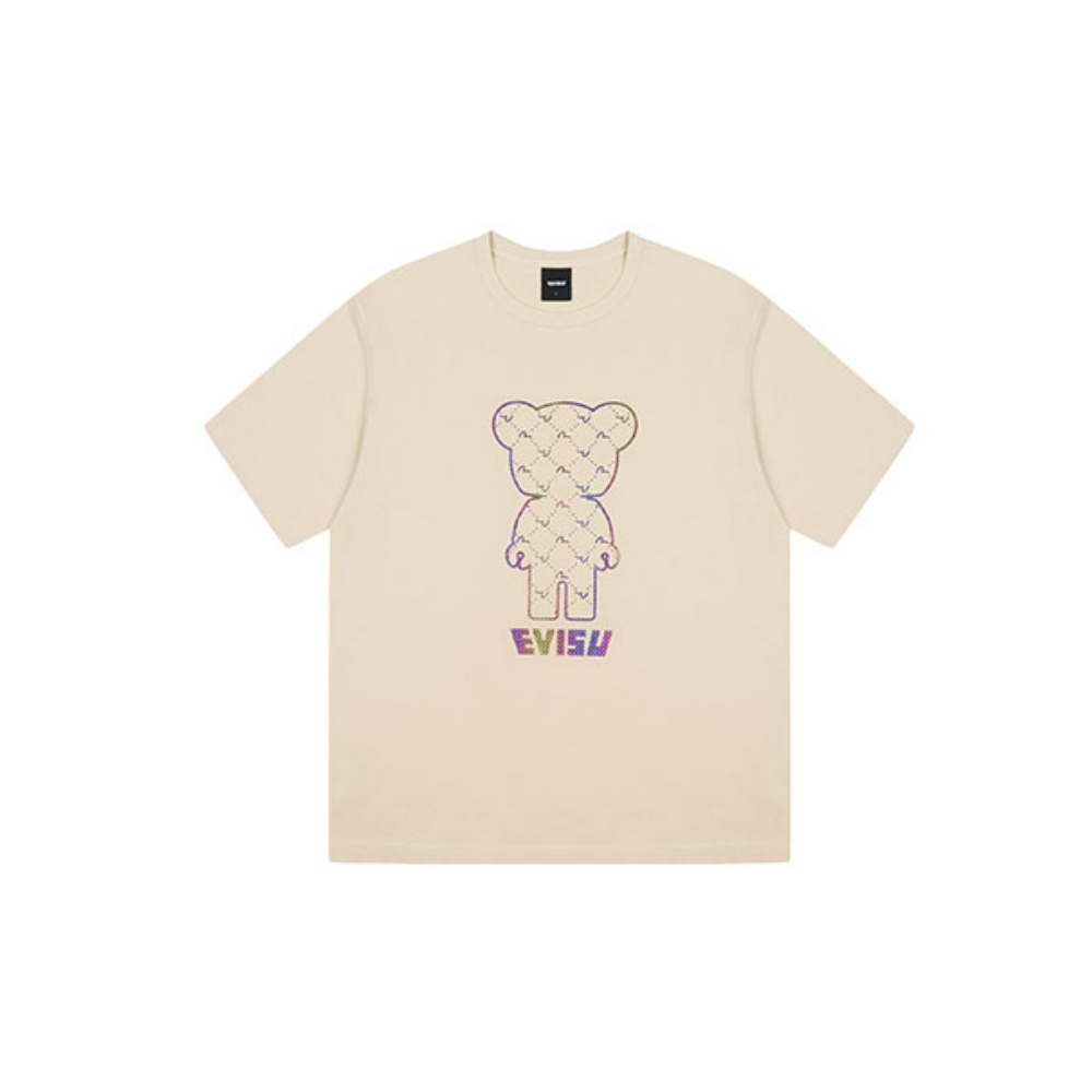 KOREA Bear Brick Monogram Loose Fit T Shirt (2024 New) · v3