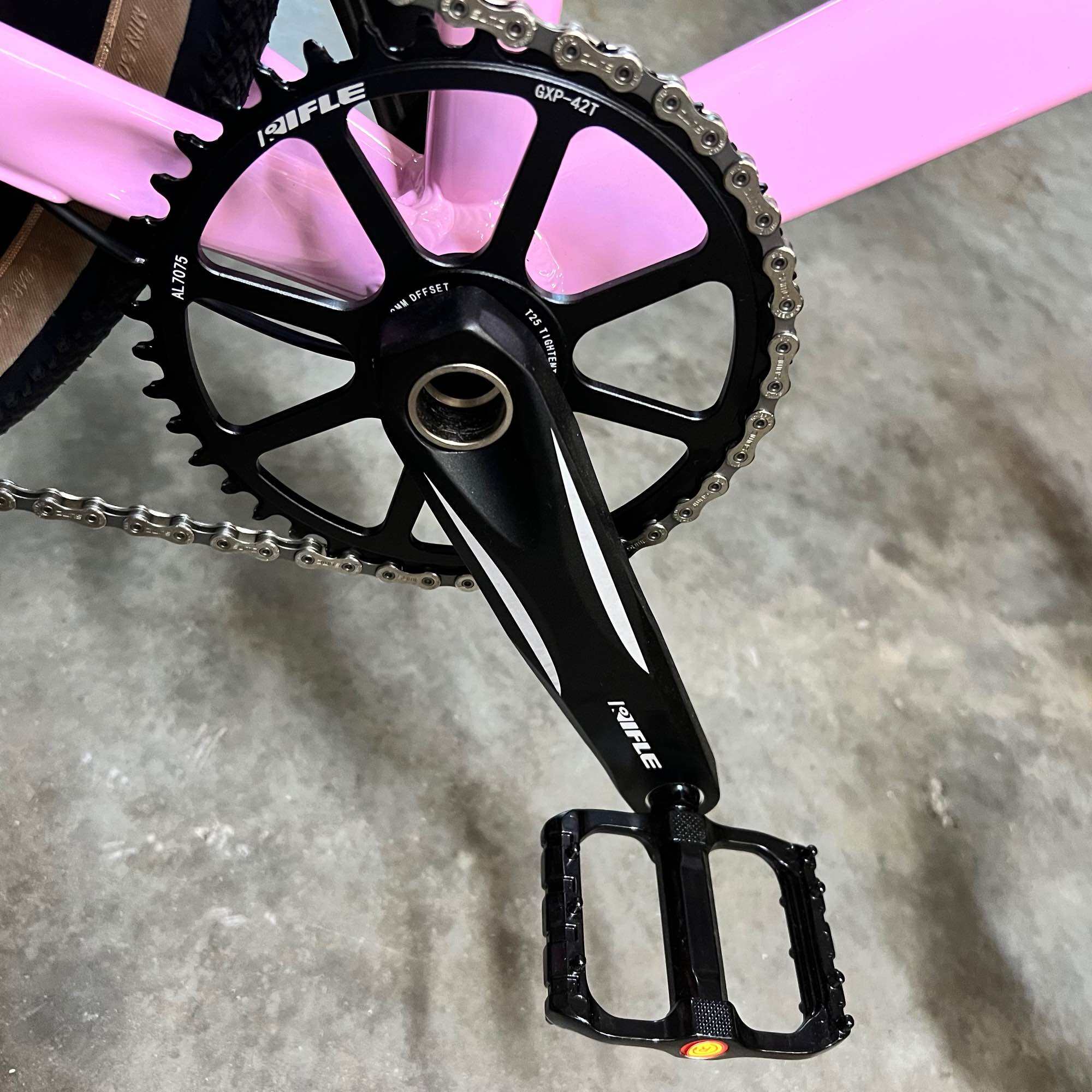 Rifle F1 Hydride bike flat bar road bike Shimano DEORE 10 speed light weight · v7