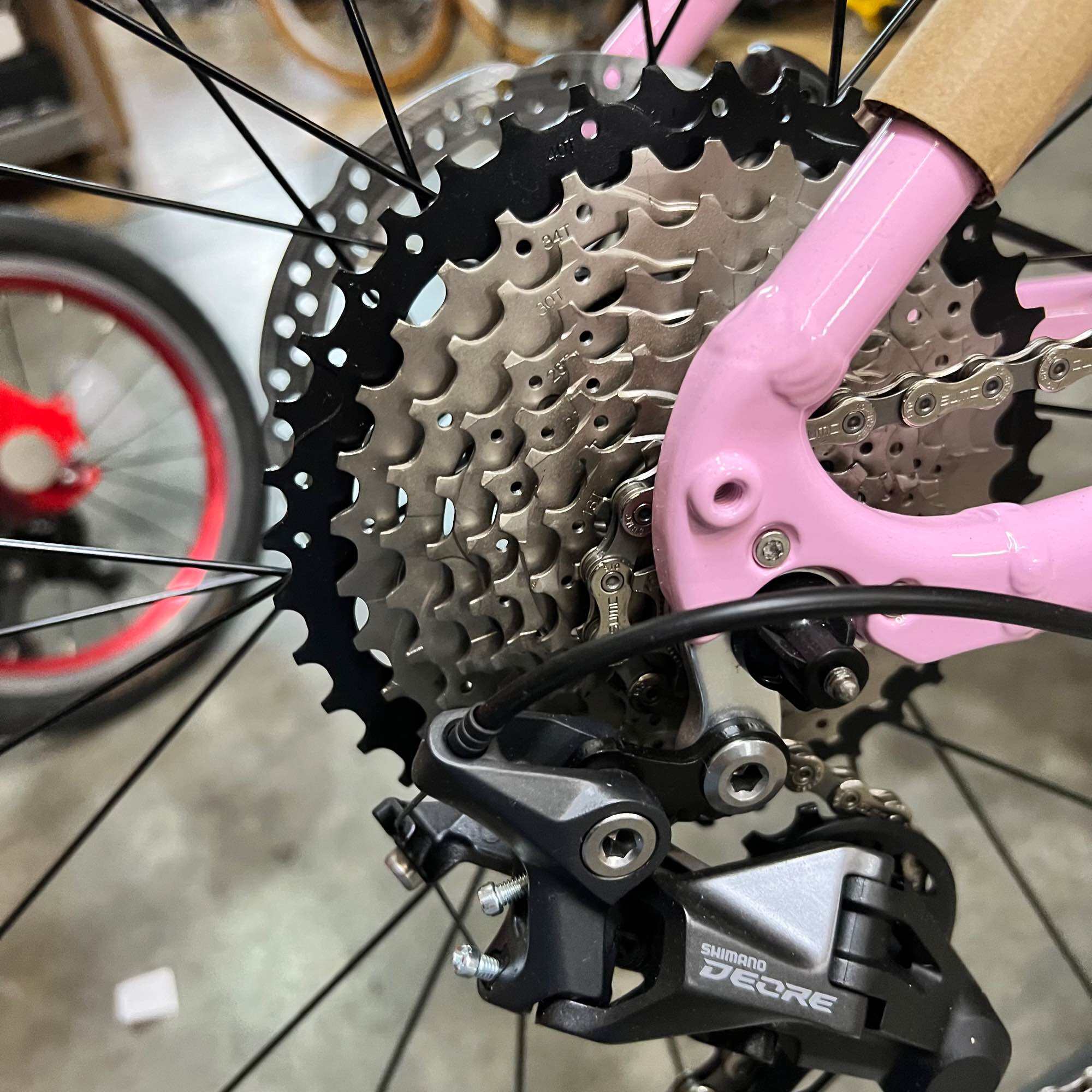 Rifle F1 Hydride bike flat bar road bike Shimano DEORE 10 speed light weight · v7