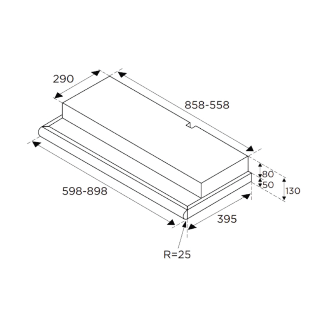 BERTAZZONI SLIMLINE HOOD KUG60T1X · v4