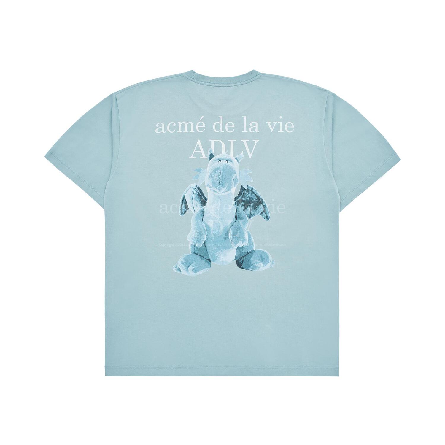 [Acmé De La Vie] T-shirt a maniche corte Fuzzy Dragon menta scura