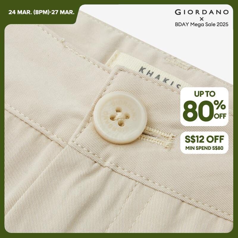 GIORDANO Damenhose aus 100% Baumwolle, mittelhoher Bund, Knöchellänge, geschmeidige, weiche, modische Freizeithose 05424331