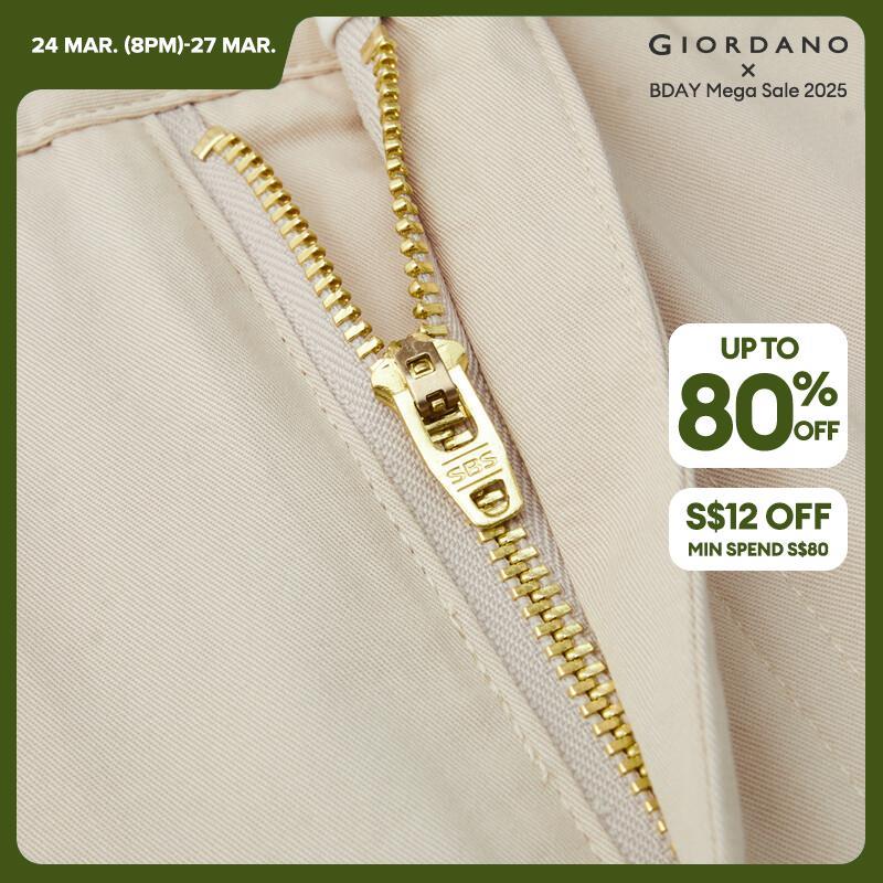 GIORDANO Damenhose aus 100% Baumwolle, mittelhoher Bund, Knöchellänge, geschmeidige, weiche, modische Freizeithose 05424331
